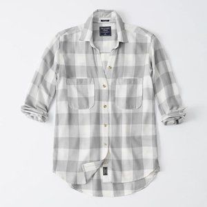 Abercrombie Drapey button-up shirt - Grey